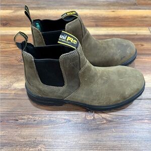 Women’s Brown Steal Toe Work Boots